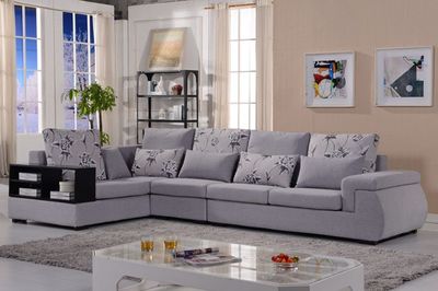 普尼狄現(xiàn)代簡(jiǎn)約時(shí)尚布藝轉(zhuǎn)角沙發(fā) 大小戶型皆宜，拆洗設(shè)計(jì)更貼心